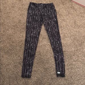 Champion duo dry black and gray print leggings